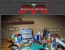Tablet Screenshot of moebiusmodels.com